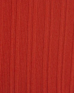 Red Ribbed Knitted Vest Top