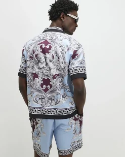 Red Short Sleeve Cherub Renaissance Shirt