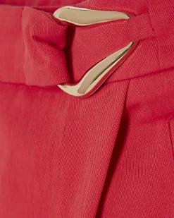 Red Utility Skort