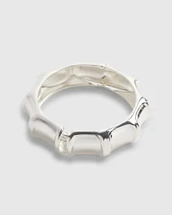 Silver Bamboo Bangle