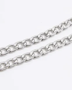 Silver Rhodium Chain Necklace
