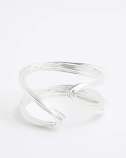 Silver Wire Cuff Bracelet