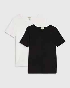 White & Black T-shirt multipack pack of 2