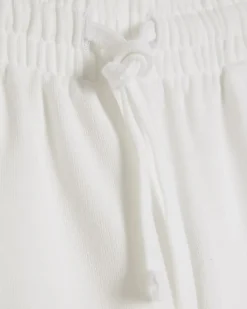 White Elasticated Shorts