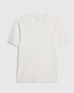 White Essential Muscle Fit Stretch T-Shirt