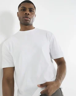White Essential Regular Fit Midweight T-Shirt