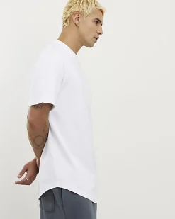 White Essential Regular Fit Midweight T-Shirt