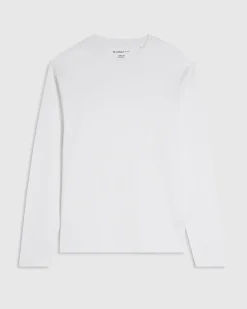 White Essential Slim Fit Long Sleeve T-Shirt