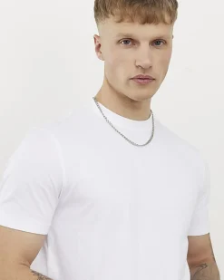 White Essential Slim Fit T-Shirts 3 Pack