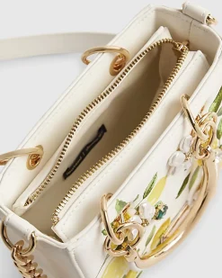 White Lemon Pearl Tote Bag