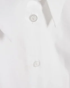 White Long Sleeve Fitted Shirt