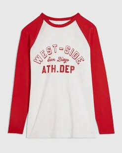 White Long Sleeve West Side T-Shirt