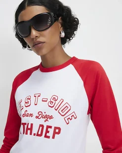 White Long Sleeve West Side T-Shirt