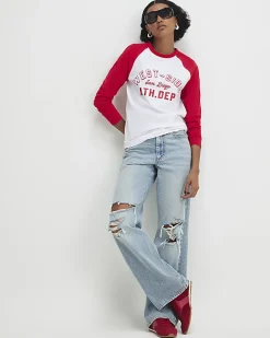 White Long Sleeve West Side T-Shirt