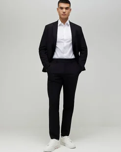 White Muscle Fit Comfort Stretch Shirt