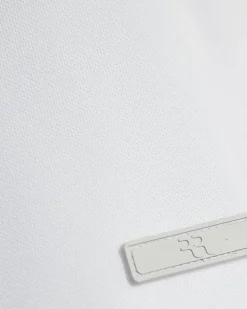 White Muscle Fit Stretch Pique Smart Shirt