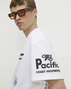 White Oversized Fit Boulevard T-Shirt