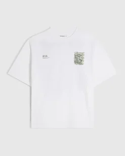 White Oversized Fit Kagawa Dragon T-Shirt