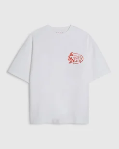 White Oversized Fit Lightweight Tokyo T-Shirt