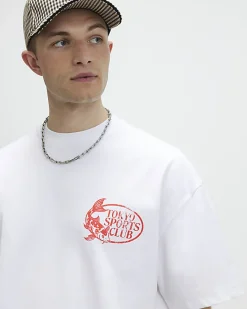 White Oversized Fit Lightweight Tokyo T-Shirt