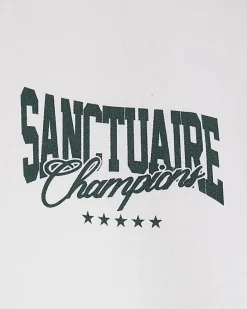 White Oversized Fit Sanctuaire Champ T-Shirt