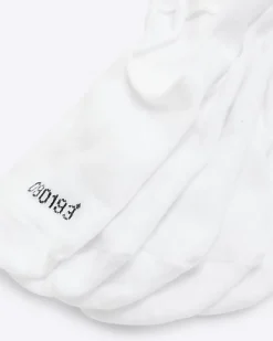 White Pack Of 5 Liner Socks