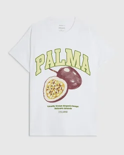 White Palma Boyfriend Fit T-Shirt