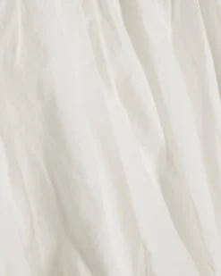 White Poplin Bubble Top