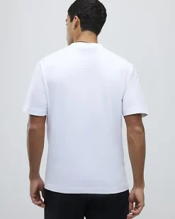 White Regular Fit Crew Neck Midweight T-Shirt