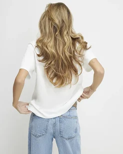 White Short Sleeve Slim Fit T-Shirt