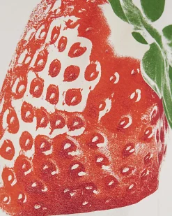 White Short Sleeve Strawberry Baby T-Shirt