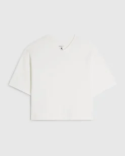 White Short Sleeve Sweatshirt