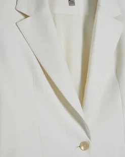 White Single Breasted Blazer