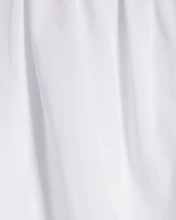White Sleeveless Bubble Hem Top