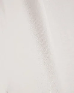 White Slim Fit Essential Knit T-shirt