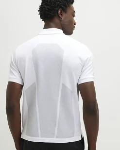 White Slim Fit Lightweight Polo Shirt
