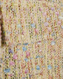 Yellow Boucle Pocket Jacket