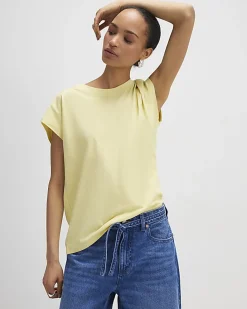 Yellow Grown On Sleeve T-Shirt