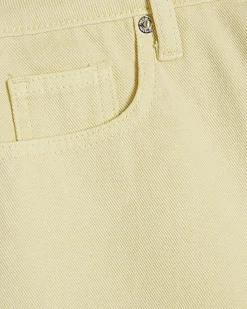 Yellow Hotpant Denim Shorts